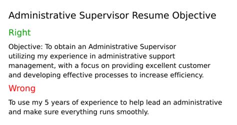 objective for supervisor resume|Top 16 Administrative Supervisor Resume Objective Examples.